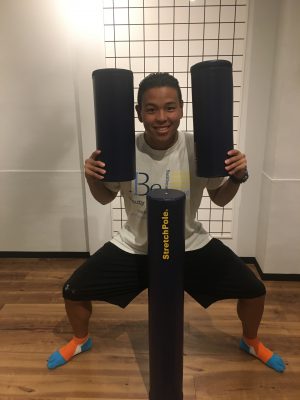 ストレッチポールの正しい使い方を学べます 滋賀県守山市 大阪本町の姿勢改善専門スタジオ Be Style ビースタイル マンツーマン パーソナル指導